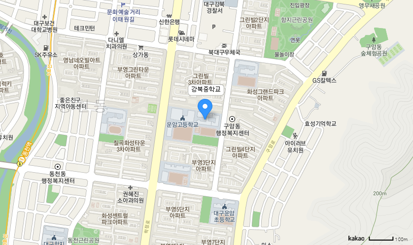 학교 찾아오시는 길 지도